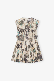 Printed Marl Mesh Corset Mini Dress | Afterglow