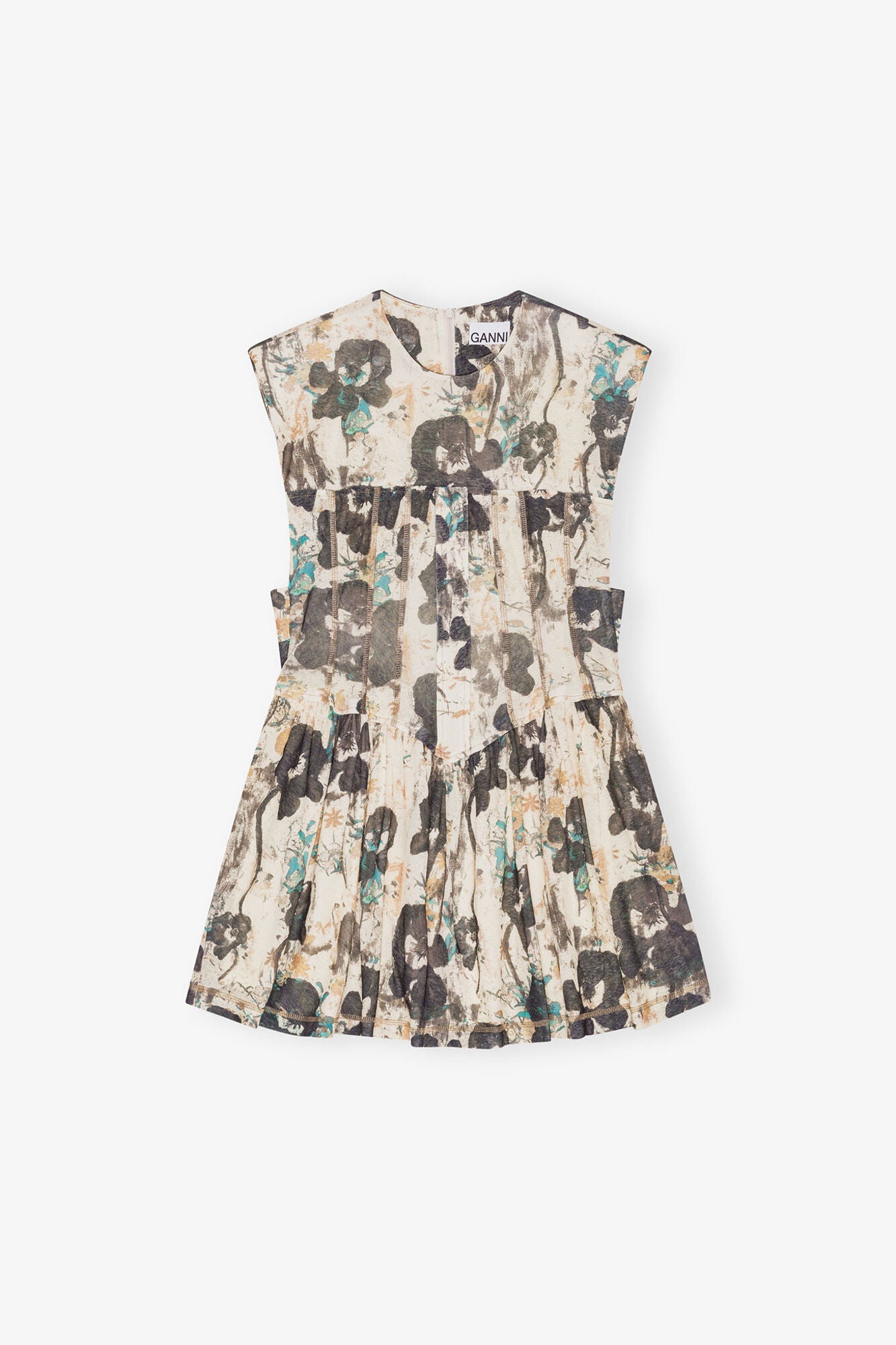 Printed Marl Mesh Corset Mini Dress | Afterglow