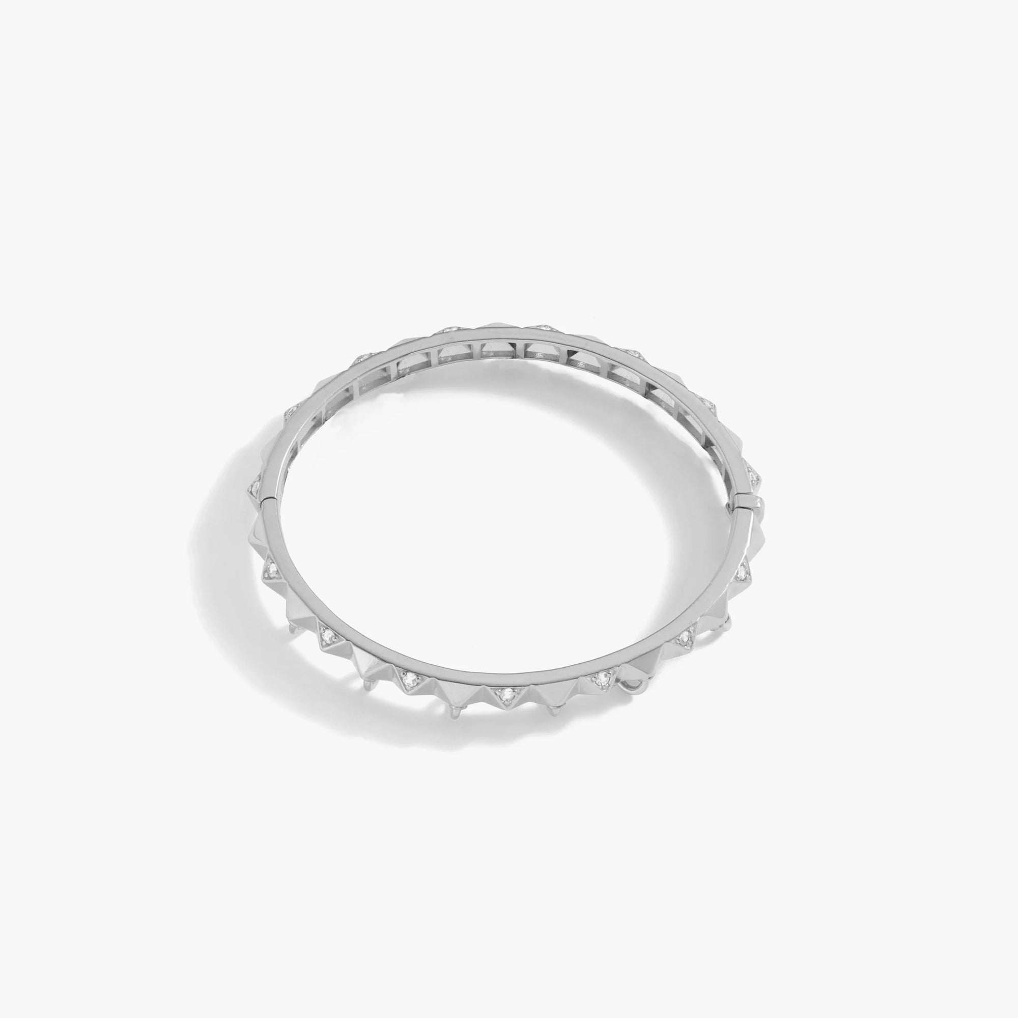 Awe Inspired Bracelets Sapphire Armor Hinge Cuff