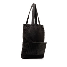 Bottega Veneta | Pre-Owned Intrecciato and Nylon Foldable Tote | Black