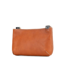 Celine | Pre-Owned Calfskin Shell Strap Shoulder Bag | Brown