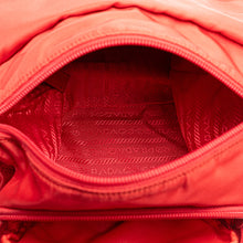 Prada | Pre-Owned Tessuto Zip Buckle Messenger Bag | Red