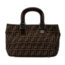 Fendi | Pre-Owned Small Zucca Canvas Twins Tote - II | Brown