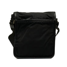 Prada | Pre-Owned Tessuto Buckle Messenger Bag - III | Black