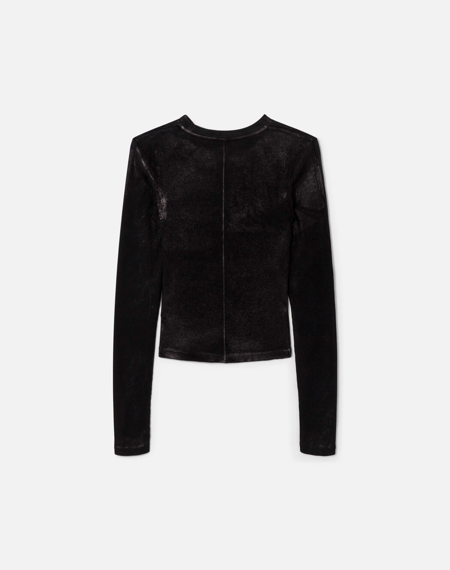 Womens | 90s Foil Baby Long Sleeve | Black Foil