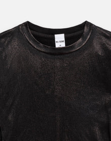 Womens | 90s Foil Baby Long Sleeve | Black Foil
