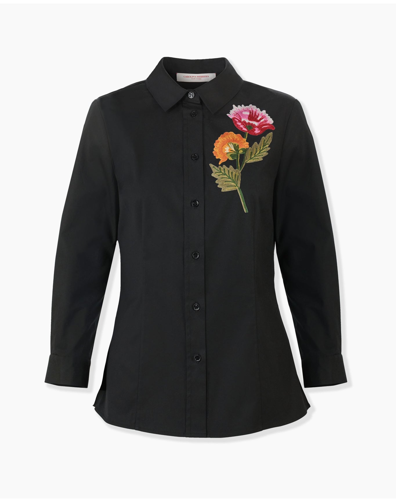 Embroidered Icon Shirt | Black Multi