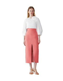 High Waist Midi Skirt | Sunset