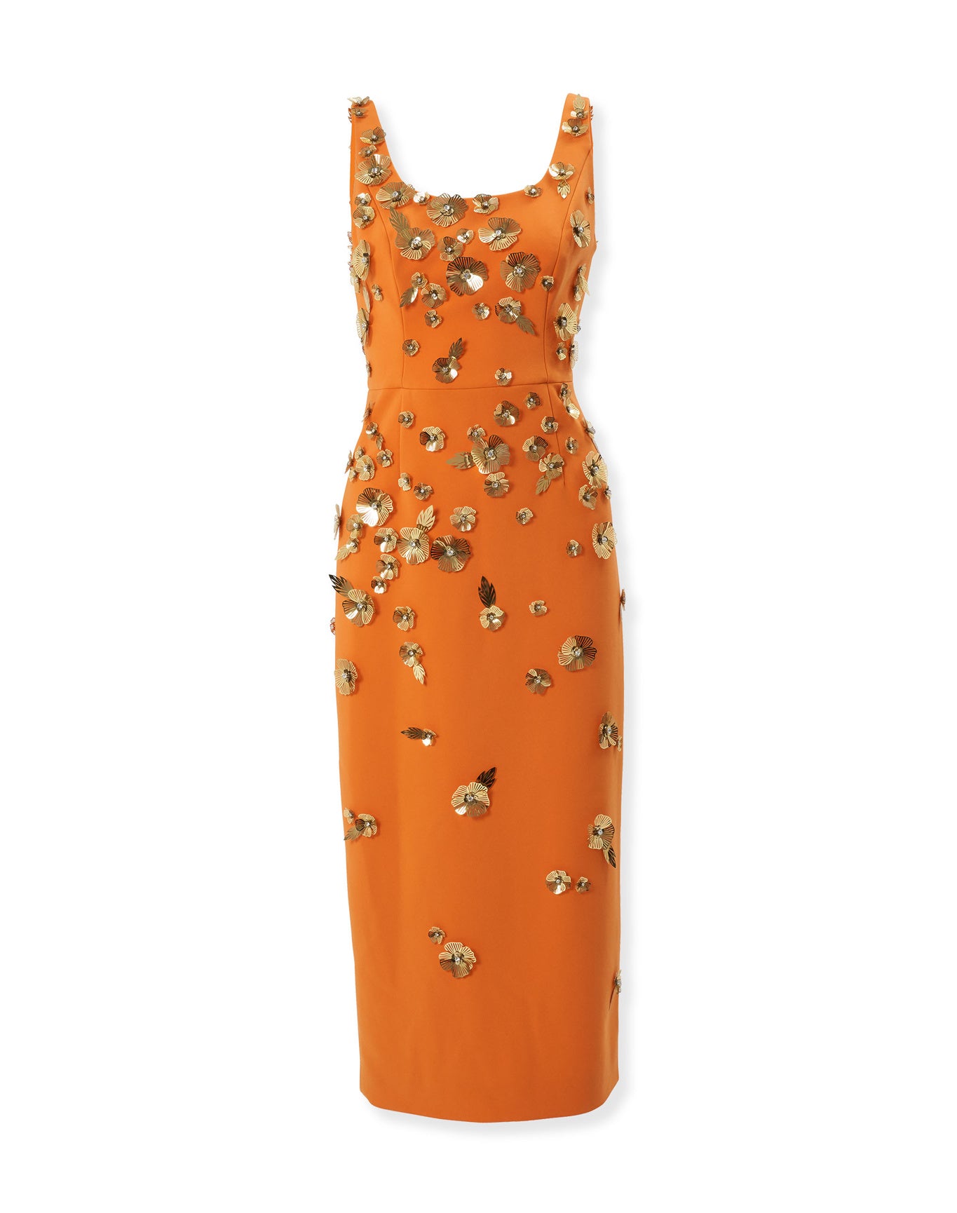 Embroidered Scoop Neck Midi Dress | Tiger Lily