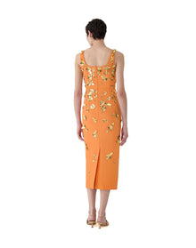 Embroidered Scoop Neck Midi Dress | Tiger Lily