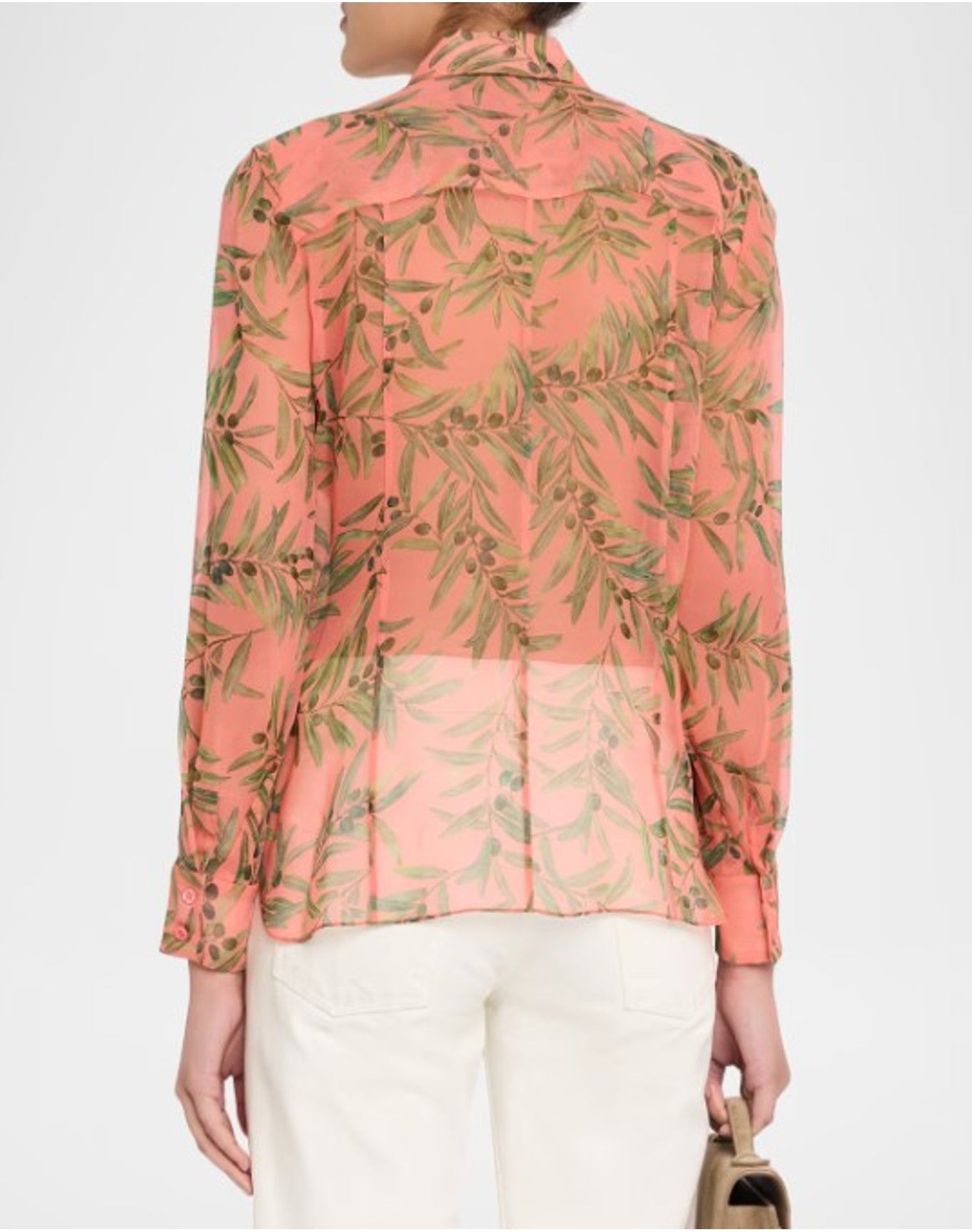 Long Sleeve Button Down Top | Sunset Multi