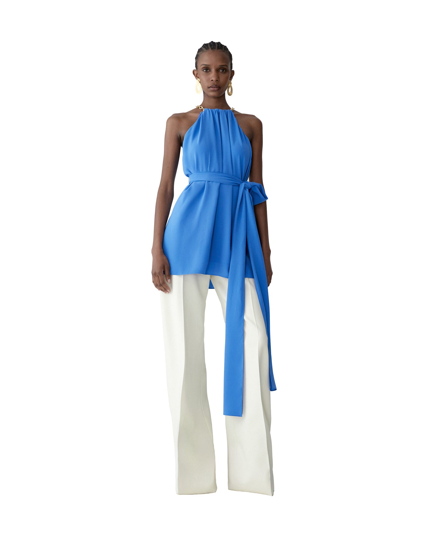 Halter Neck Top | Bluebell