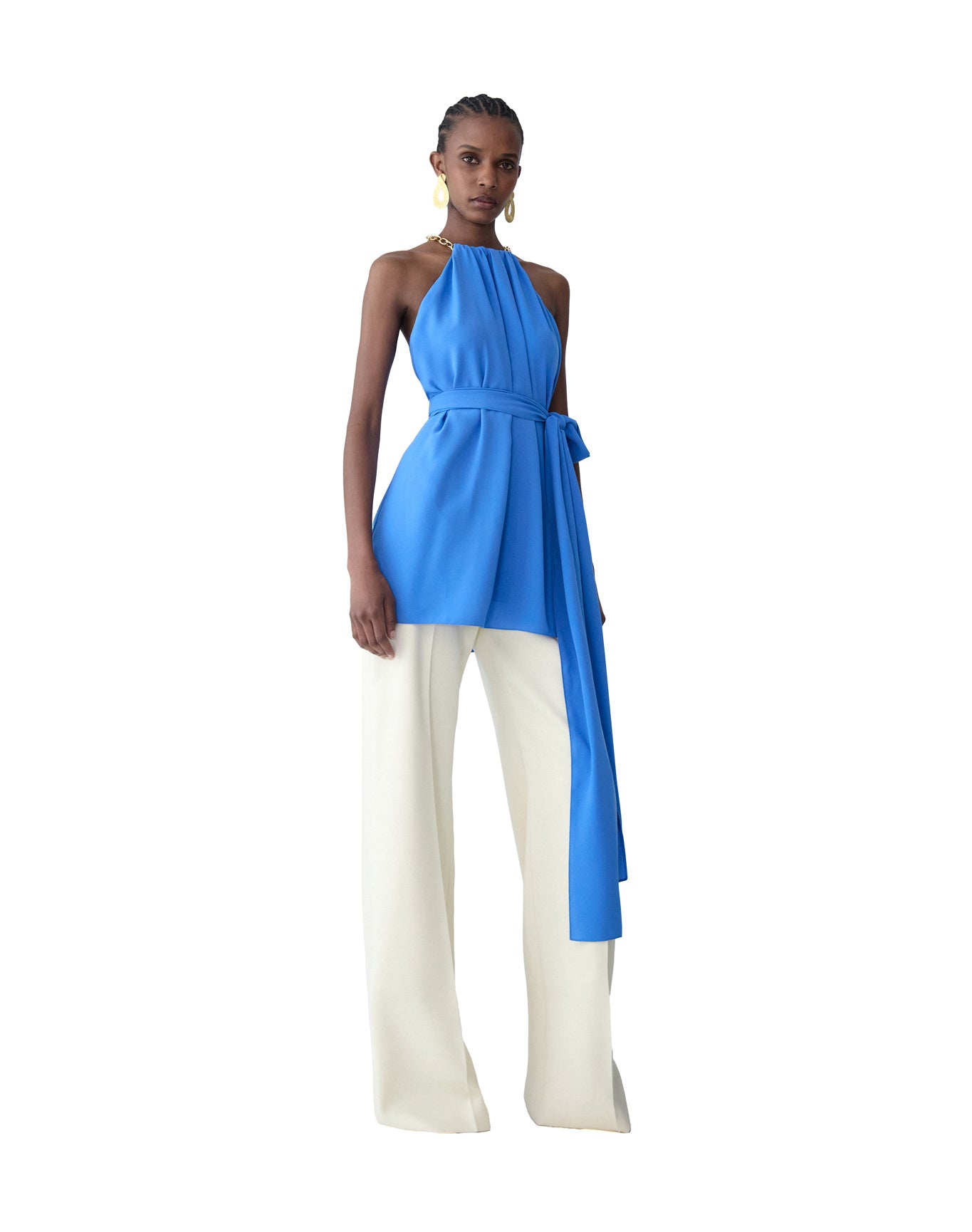 Halter Neck Top | Bluebell