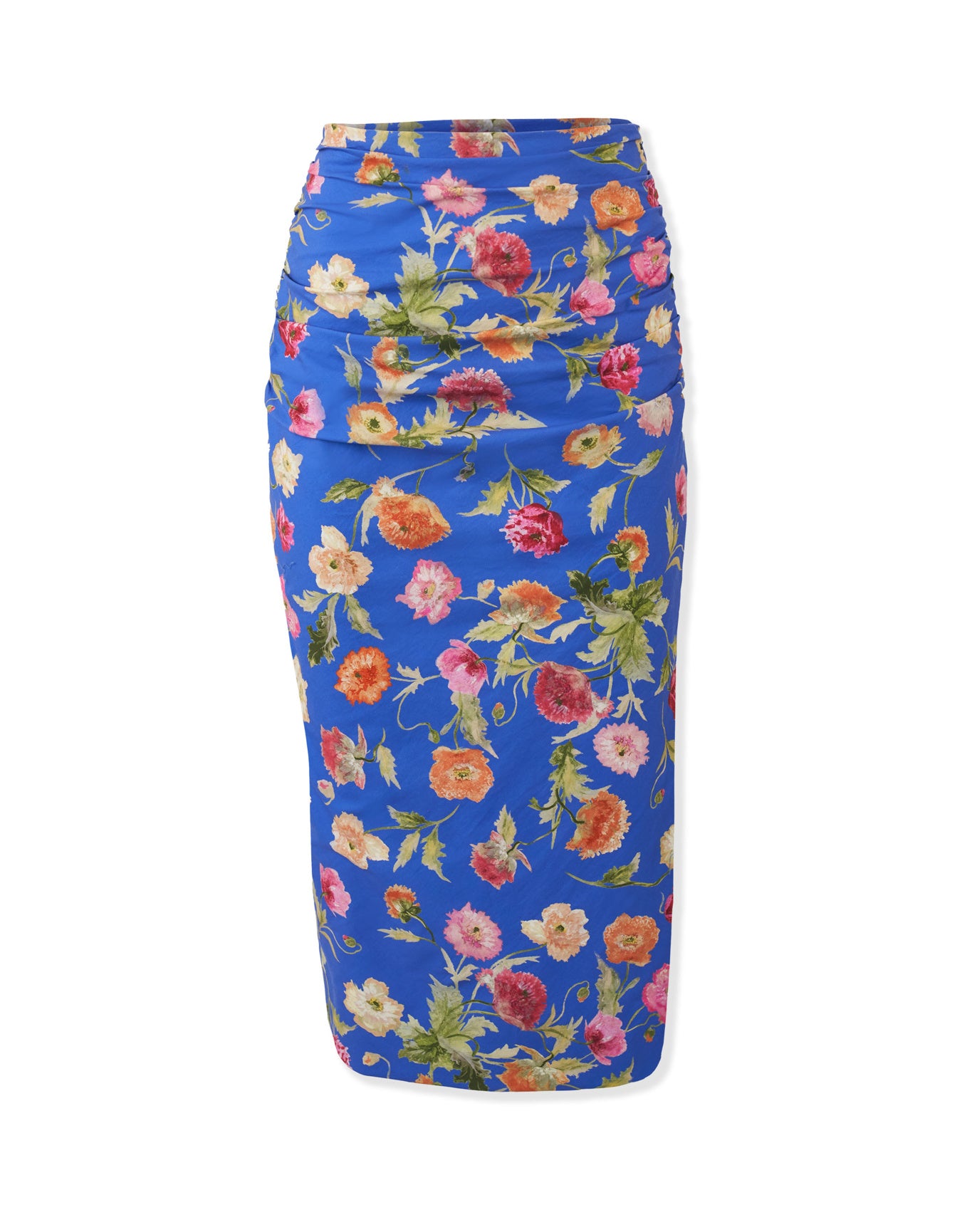 Ruched Midi Skirt | Bluebell Multi