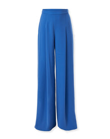 High Waist Wide Leg Pleated Pant With Waistband | Bluebell