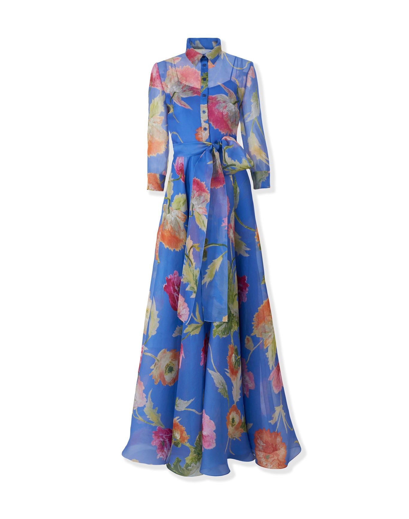 Trench Gown | Bluebell Multi