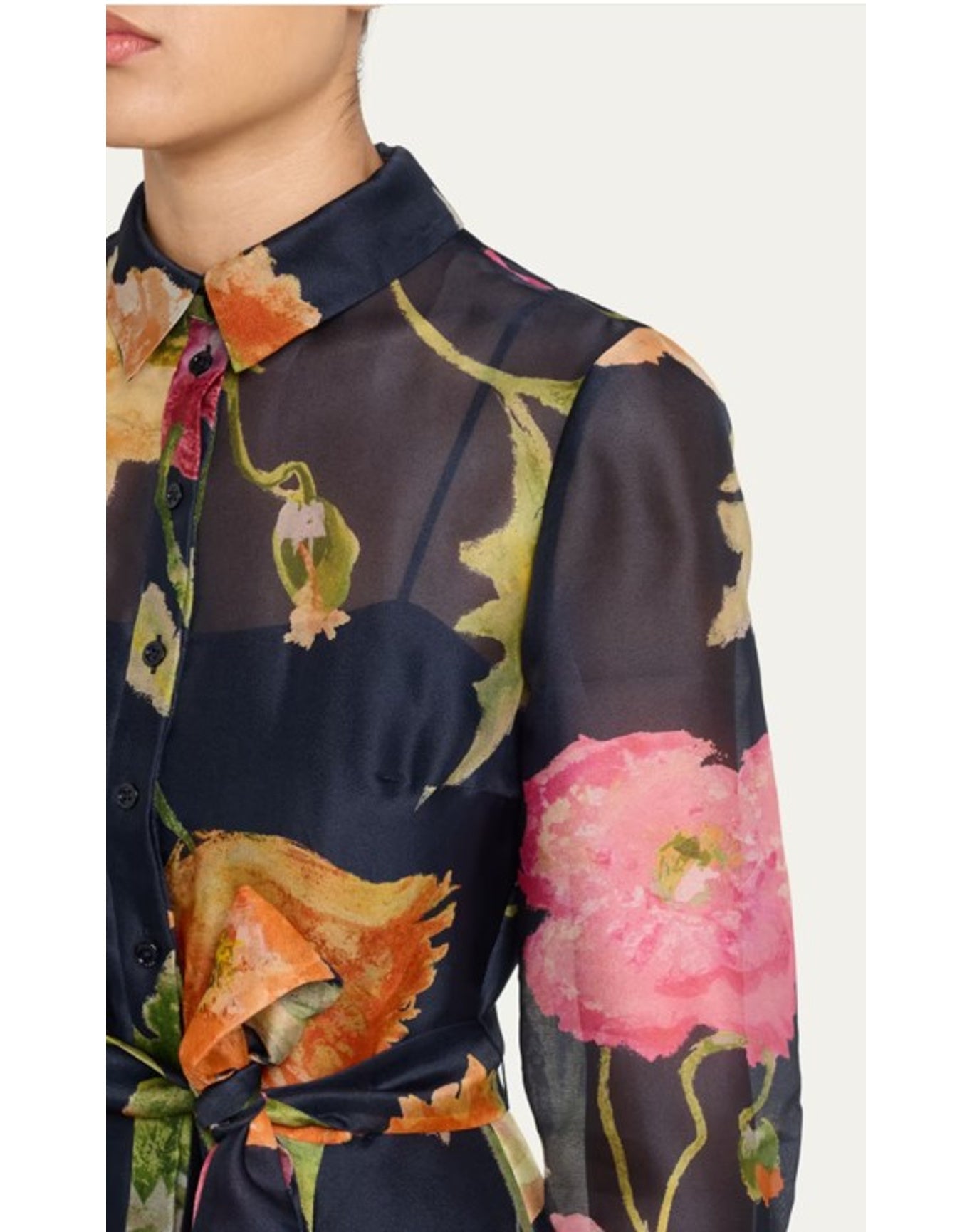 Trench Gown | Midnight Multi