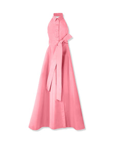 Halter Neck Gown With Sash | Sunset