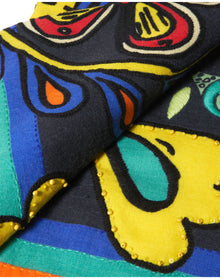 Rianna Nina Printed Scarf 115 x 180 cm | Black Multi