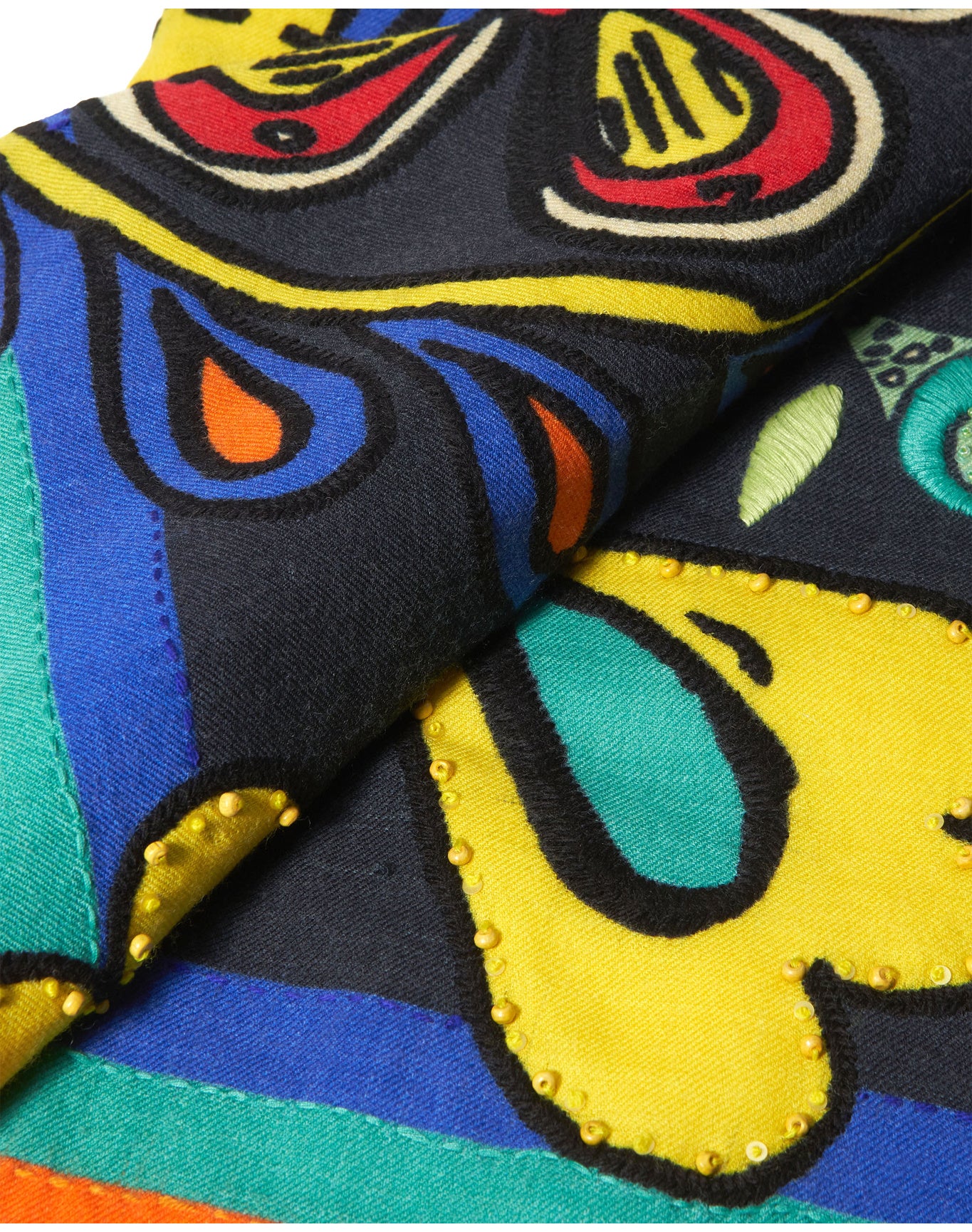 Rianna Nina Printed Scarf 115 x 180 cm | Black Multi