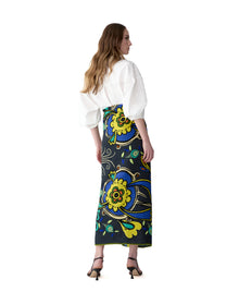 Arc Sleeve Button Down Top | White