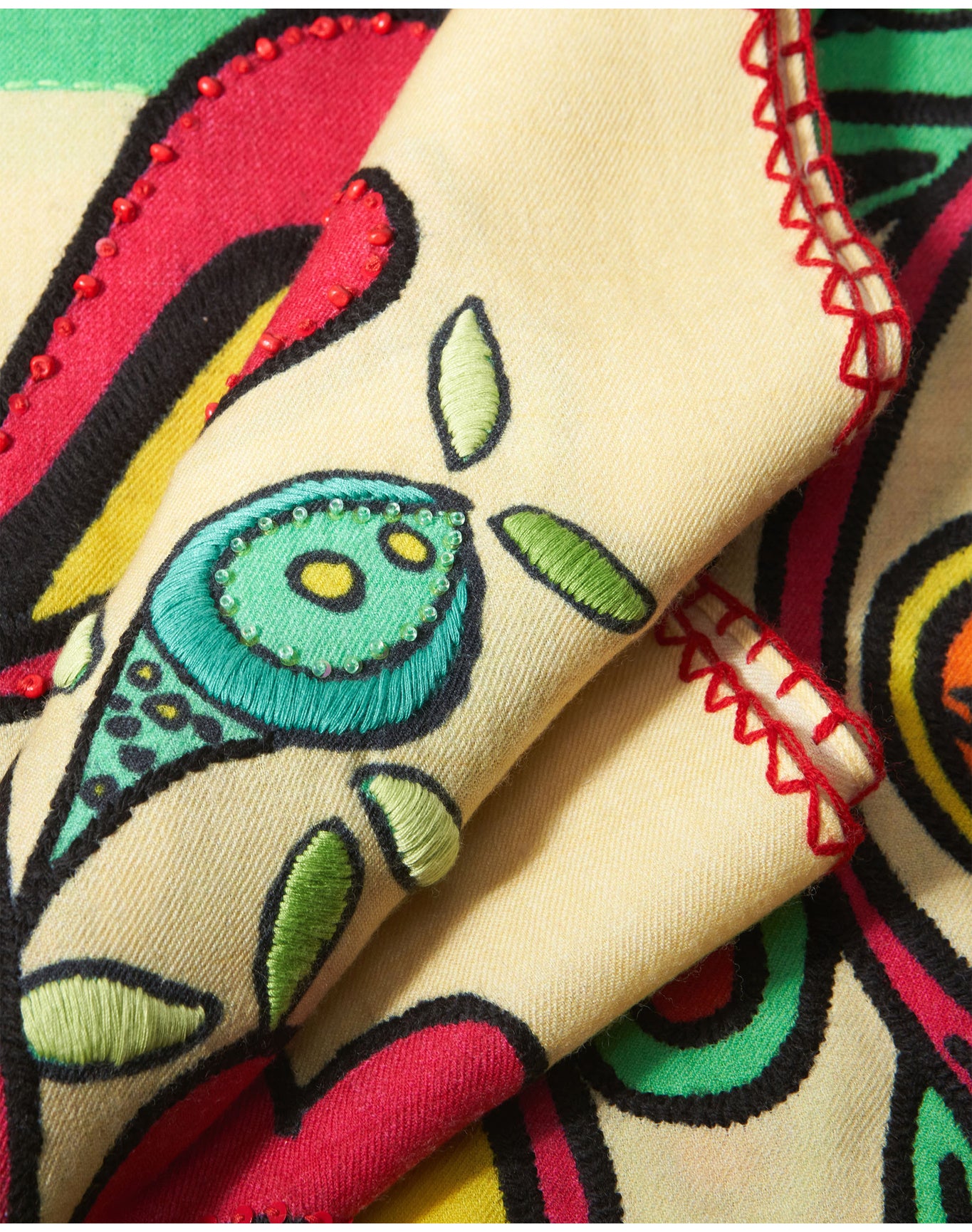Rianna Nina Printed Scarf 115 x 180 cm | Daffodil/Multi