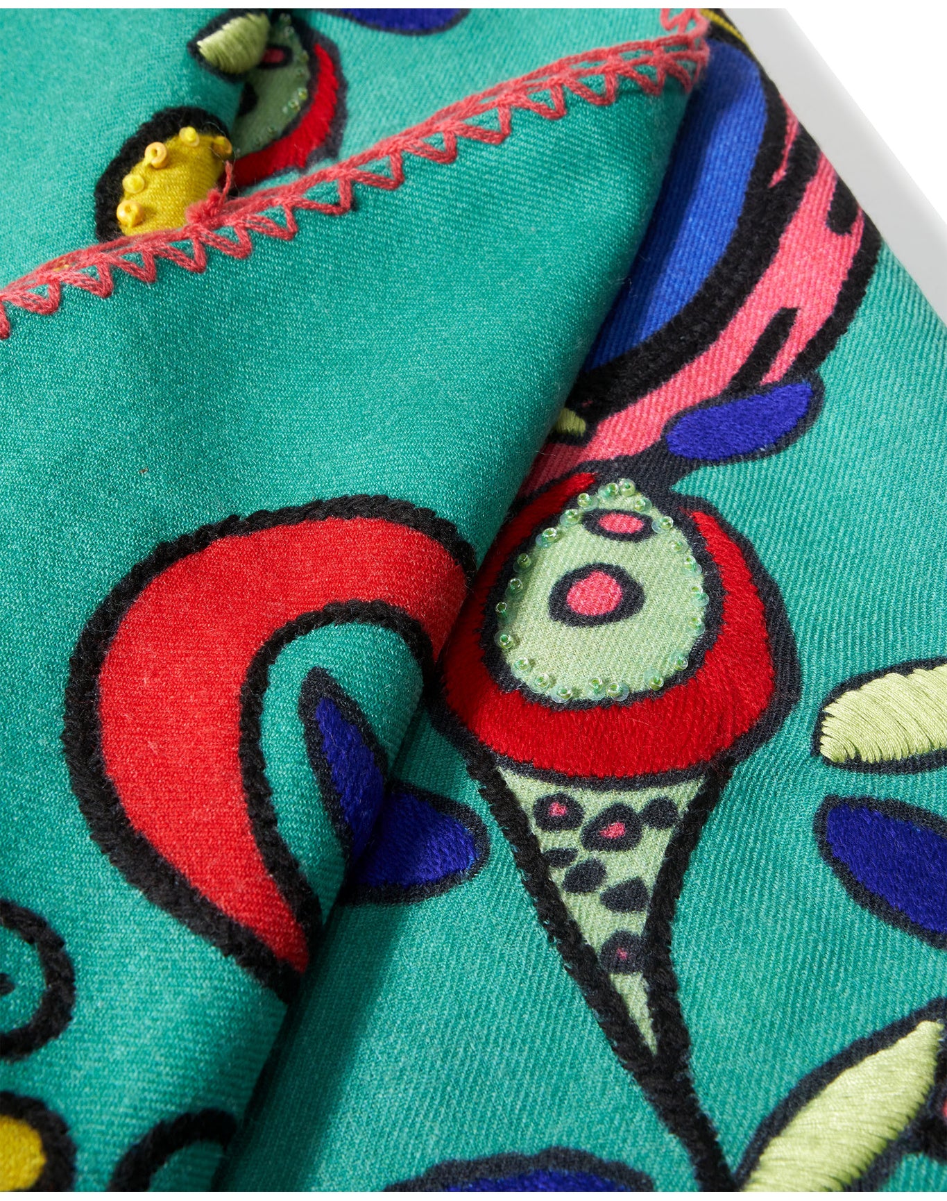 Rianna Nina Printed Scarf 115 x 180 cm | Turquoisemult