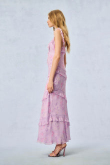 Radiance Heirloom Print Maxi Dress | Hibiscus