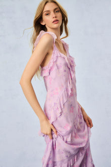 Radiance Heirloom Print Maxi Dress | Hibiscus