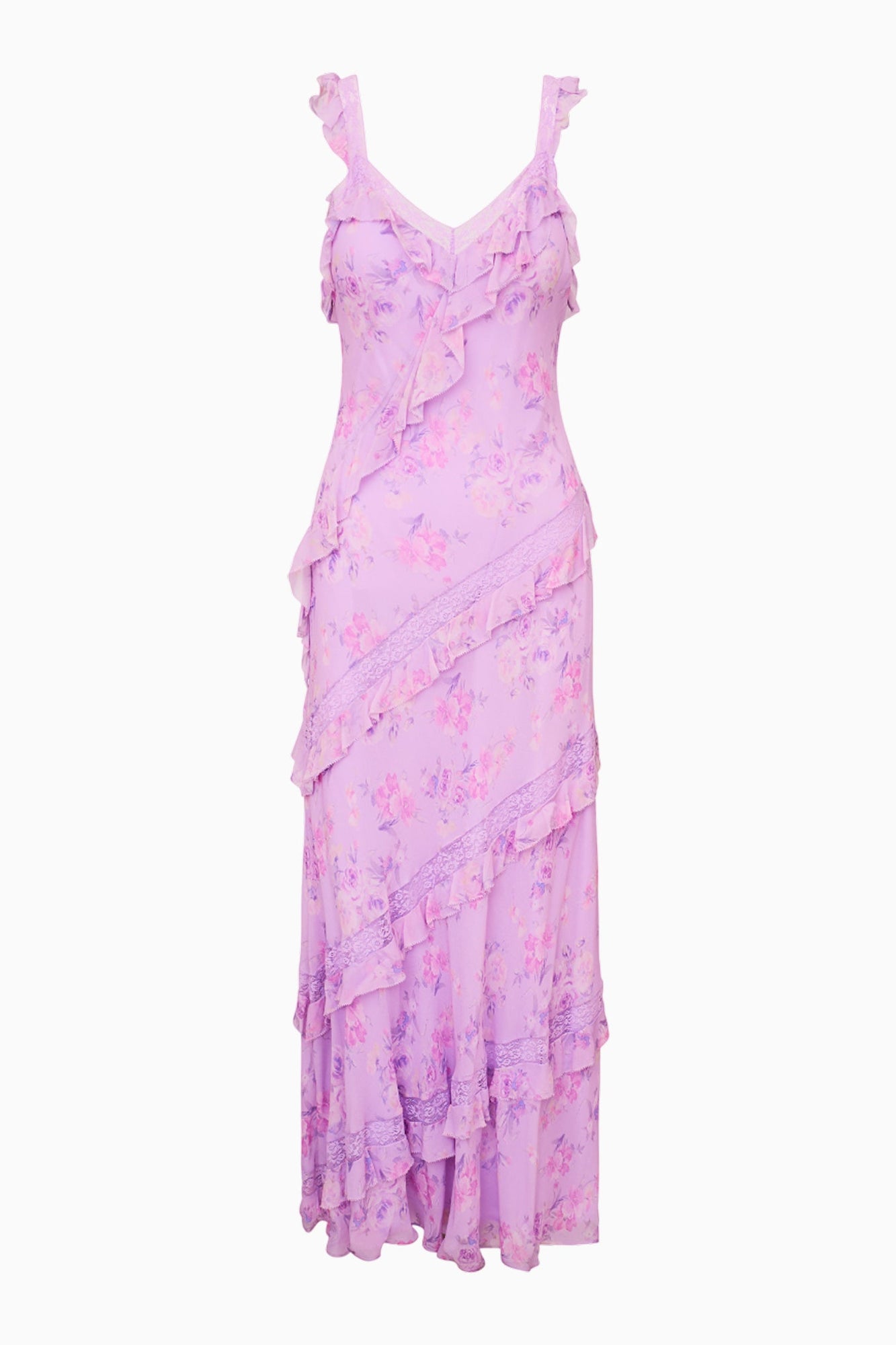 Radiance Heirloom Print Maxi Dress | Hibiscus
