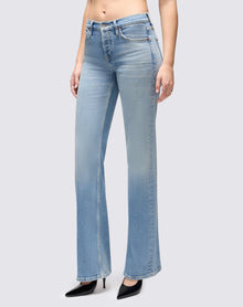 Womens | Comfort Stretch 70s Mid Rise Bootcut | Opal Indigo