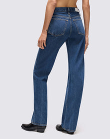 Womens | 90s Mid Rise Loose | Rustic Indigo