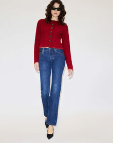 Womens | Cable Cardigan | Rosso