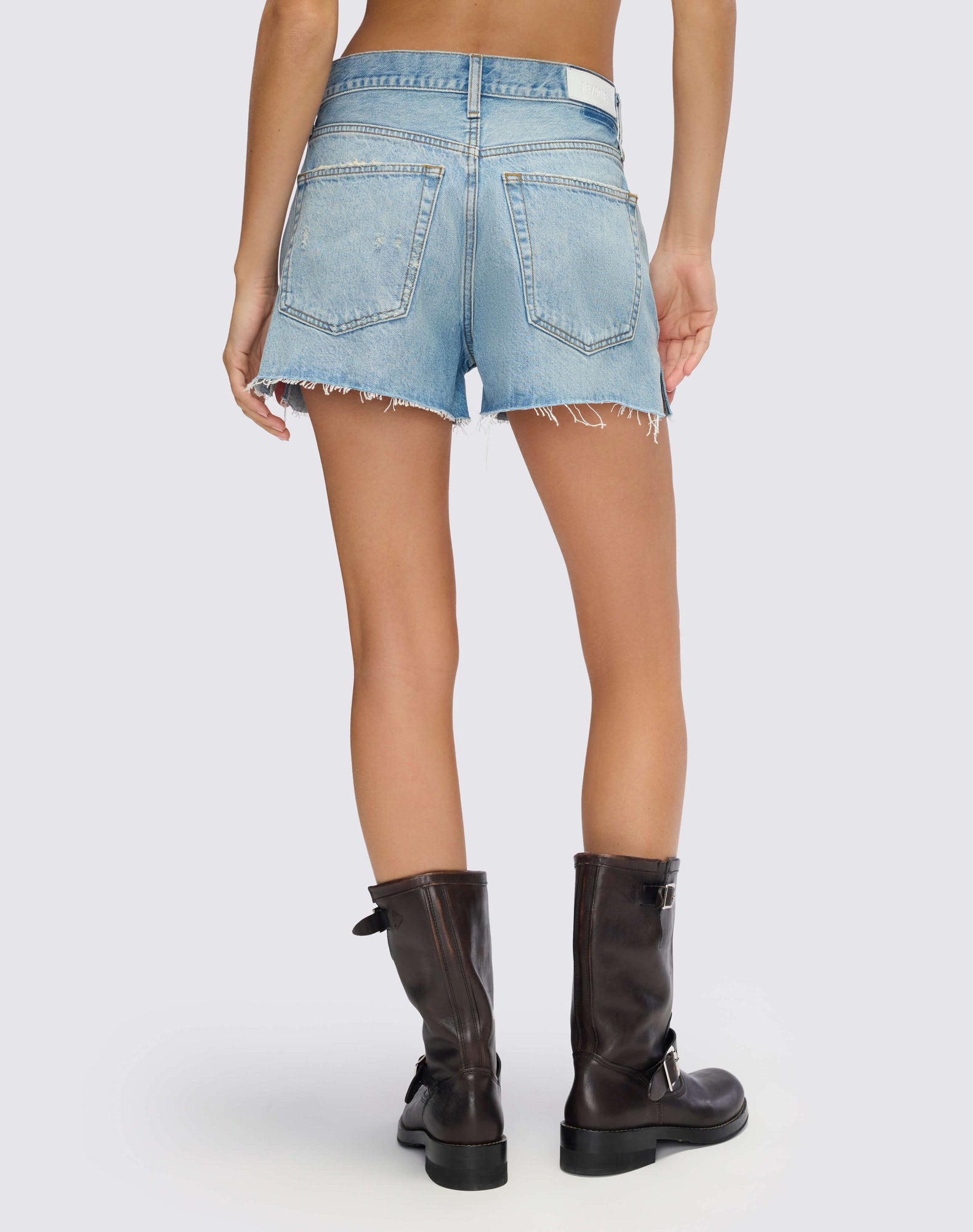 Womens | The Breezy Short | Aged Worn Blue