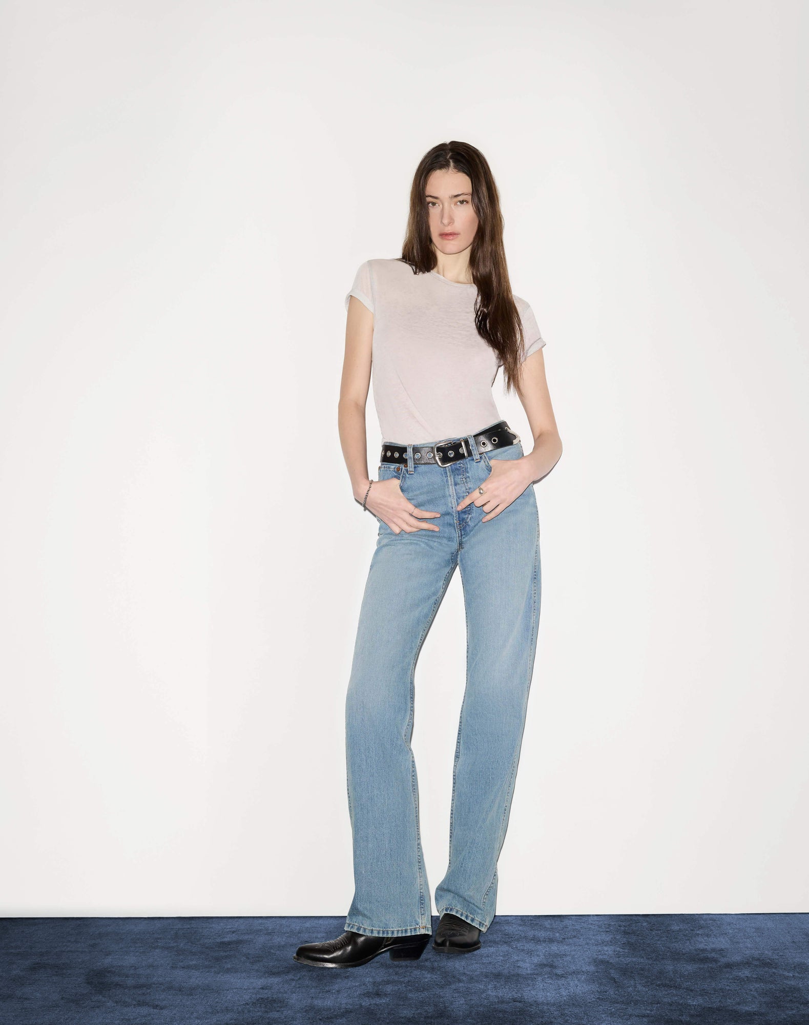 Womens | Hanes Classic Tee | Vintage Grey
