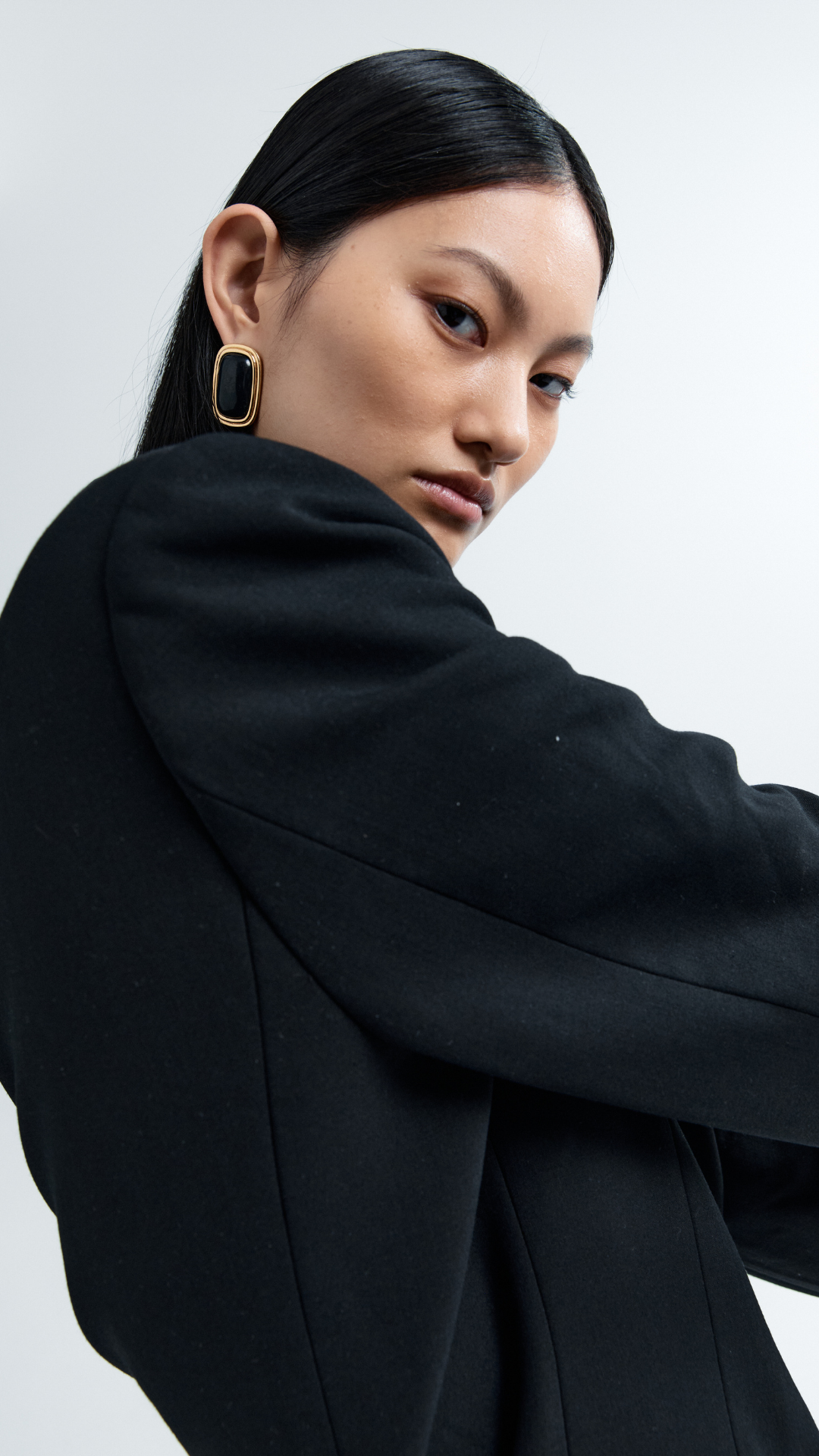 Ribbon Earrings | Silver-Plated on Brass