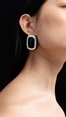Ribbon Earrings | Silver-Plated on Brass