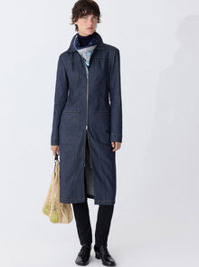 RIIA Long Jean Jacket | Indigo