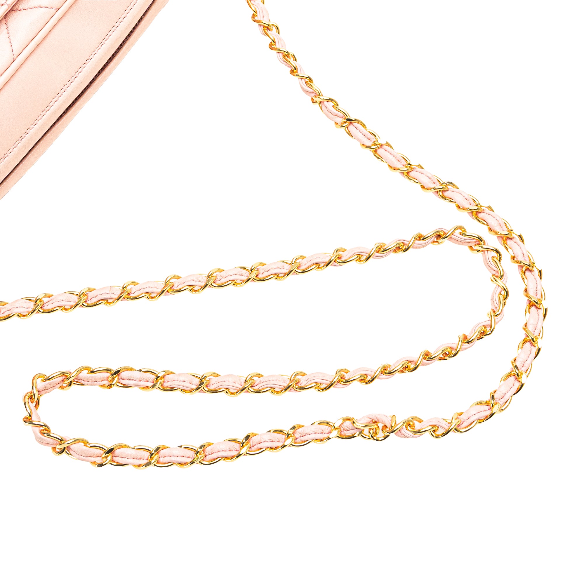 Chanel | Pre-Owned CC Quilted Lambskin Camera Crossbody | Pink/Light Pink