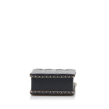 Chanel | Pre-Owned Mini Caviar Chain Around Cut Out Evening Bag | Black