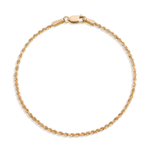 Small Rope Chain Bracelet Vermeil 14k Yellow Gold 6in 6.5in 7in 7.5in First
