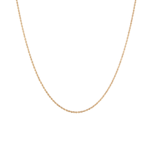 Small Rope Chain Necklace Vermeil 14k Yellow Gold 16in 18in 20in 22in First