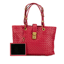 Bottega Veneta | Pre-Owned Small Nappa Intrecciato Capri | Red