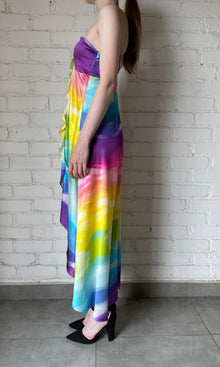 Womens | Aimee Charmeuse Silk Long Dress | Multi