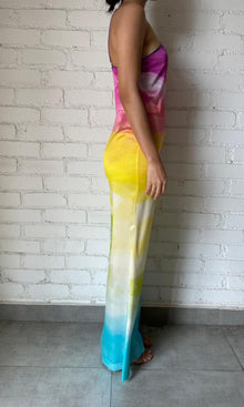 Womens | Aimee Charmeuse Silk Jumpsuit | Multicolour