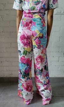 Womens | Aster Charmeuse Silk Pant | Multi Color