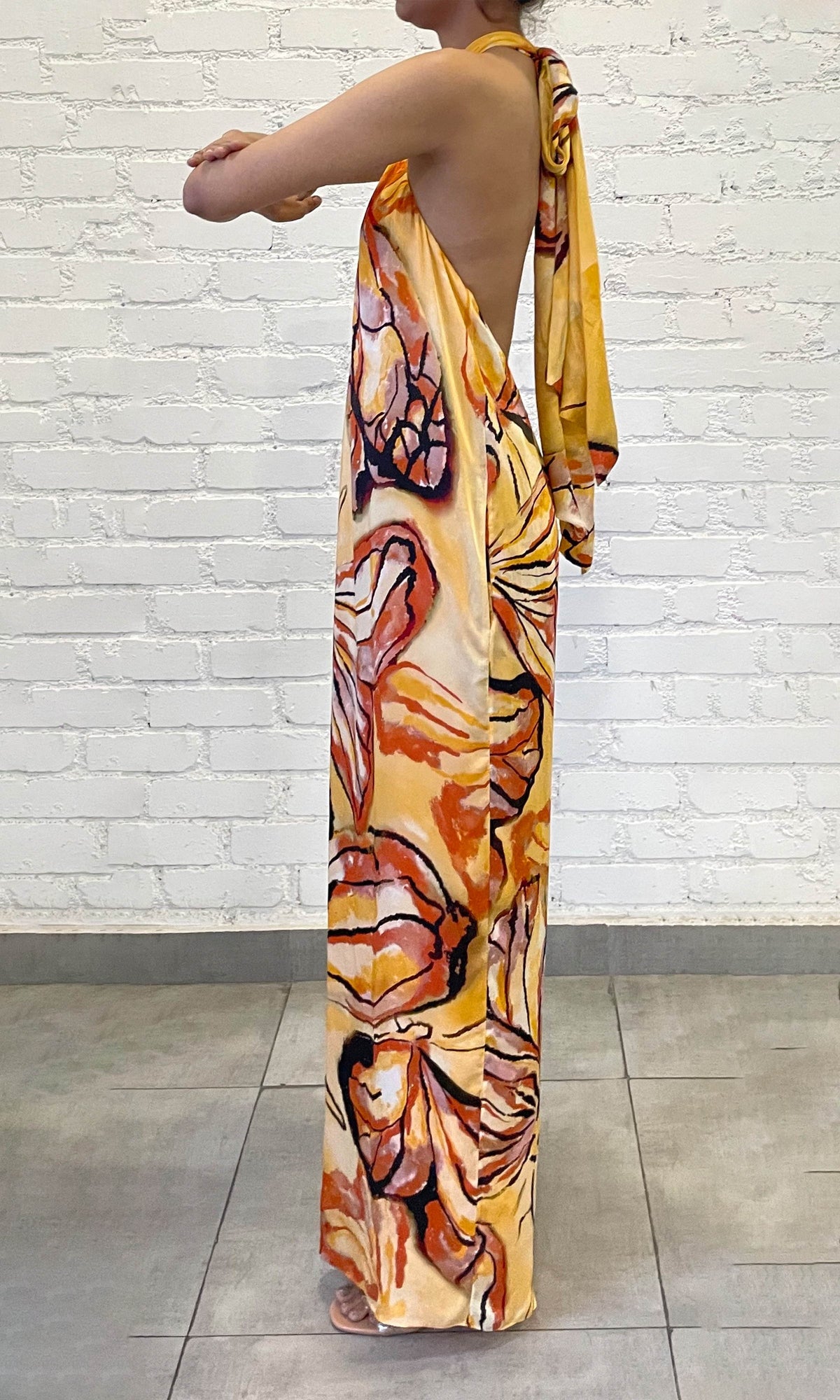 Womens | Cress Viscose Satin Jumpsuit | Beige