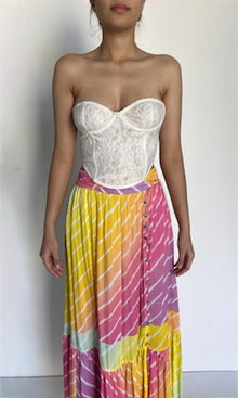 Womens | Evie Polyester Long Skirt | Multi