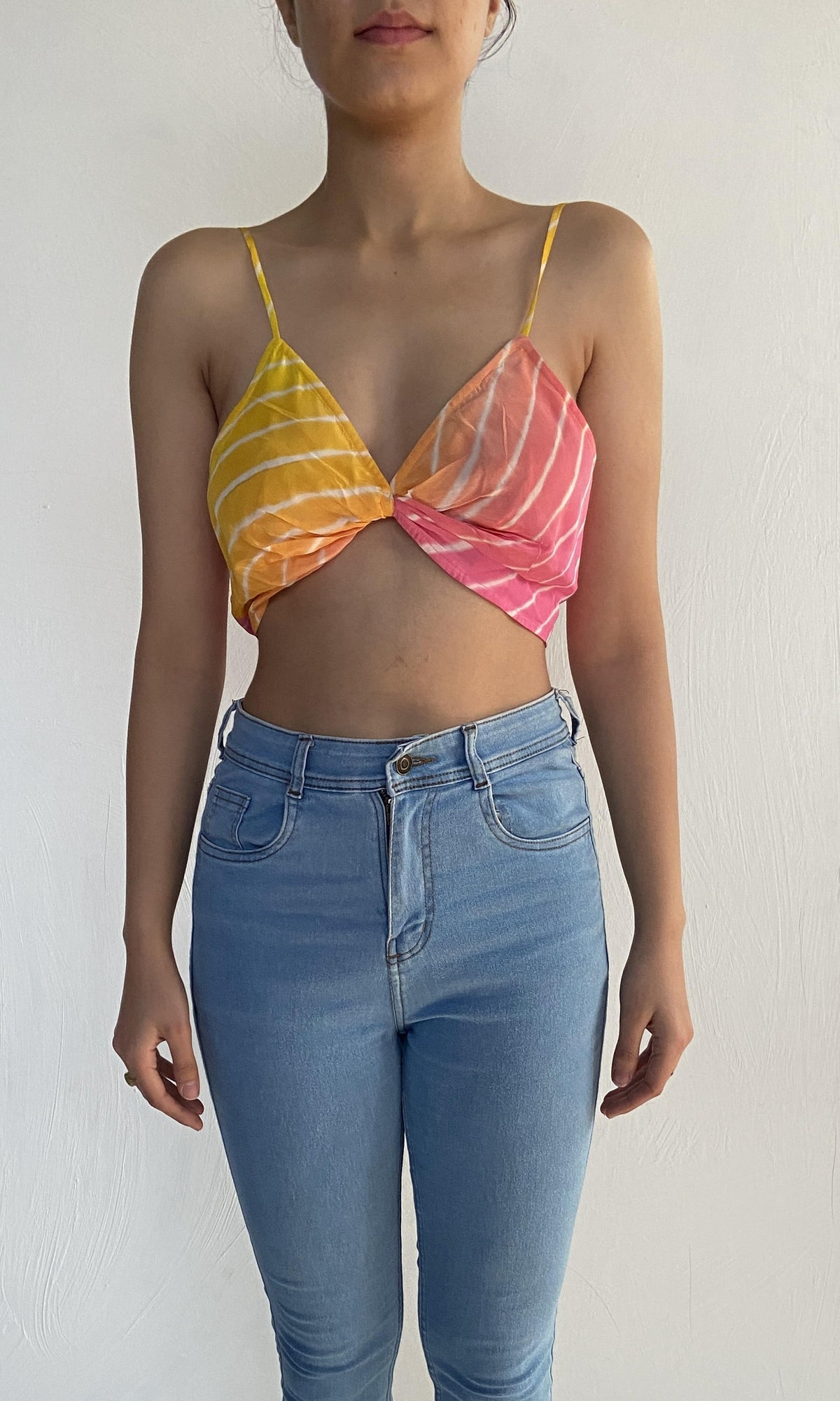 Womens | Evie Polyester Crepe Top | Multi