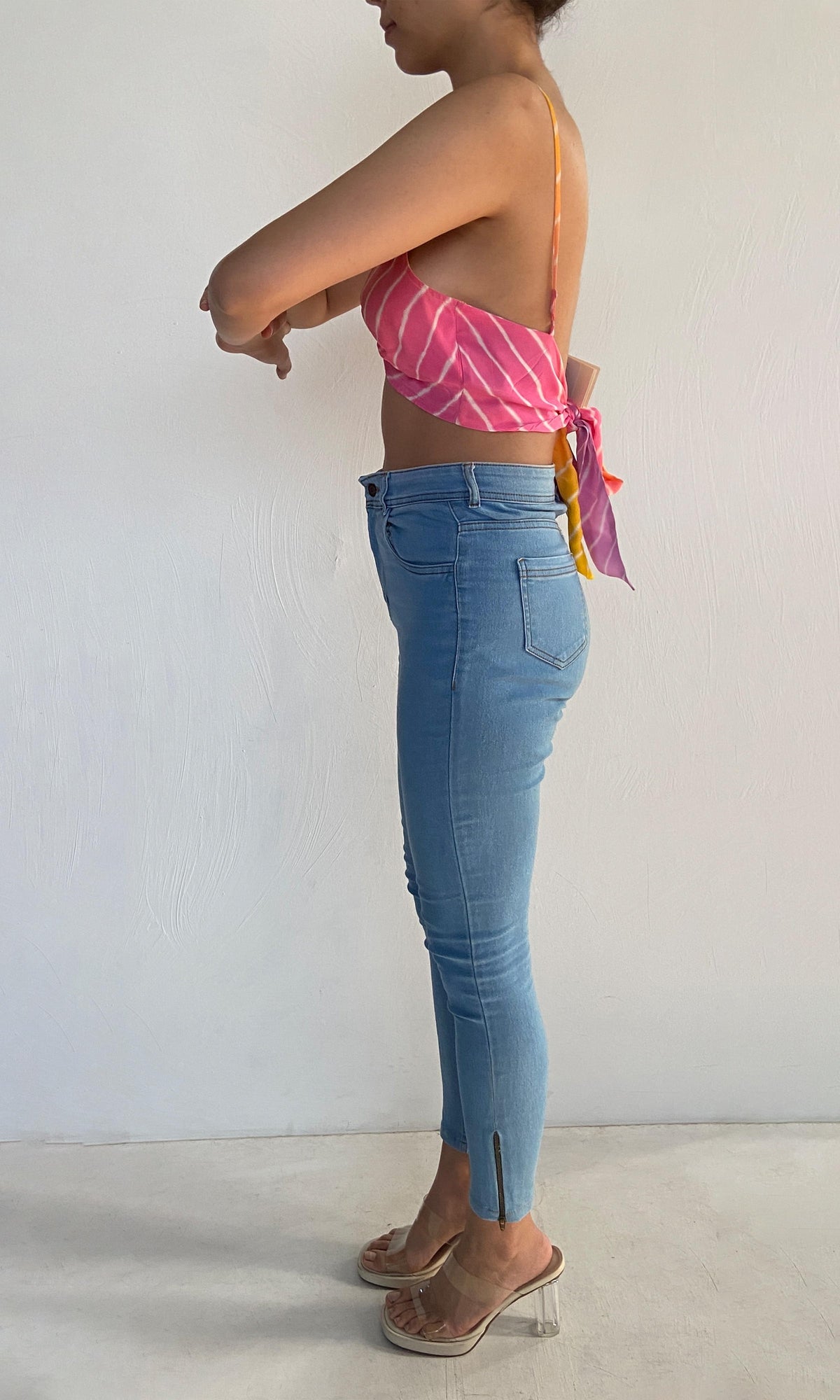 Womens | Evie Polyester Crepe Top | Multi